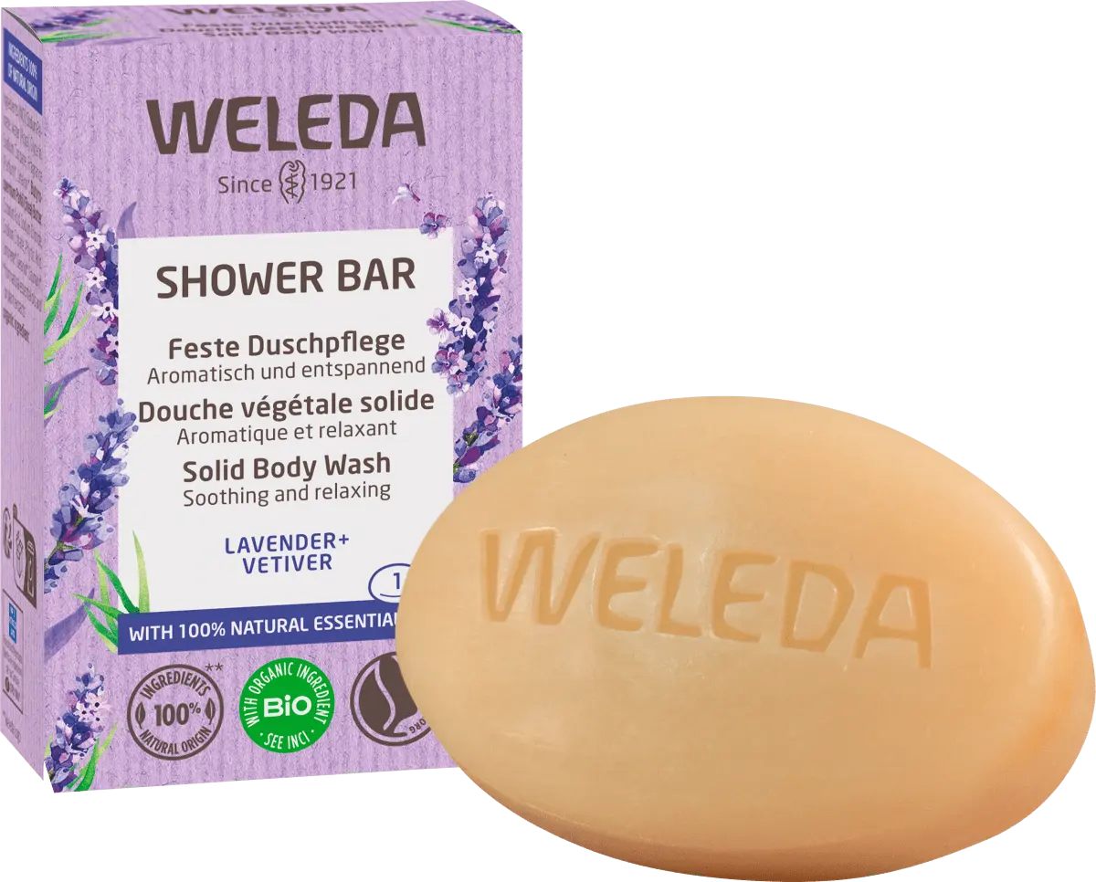 

твердый душ Лаванда+Ветивер 75г Weleda
