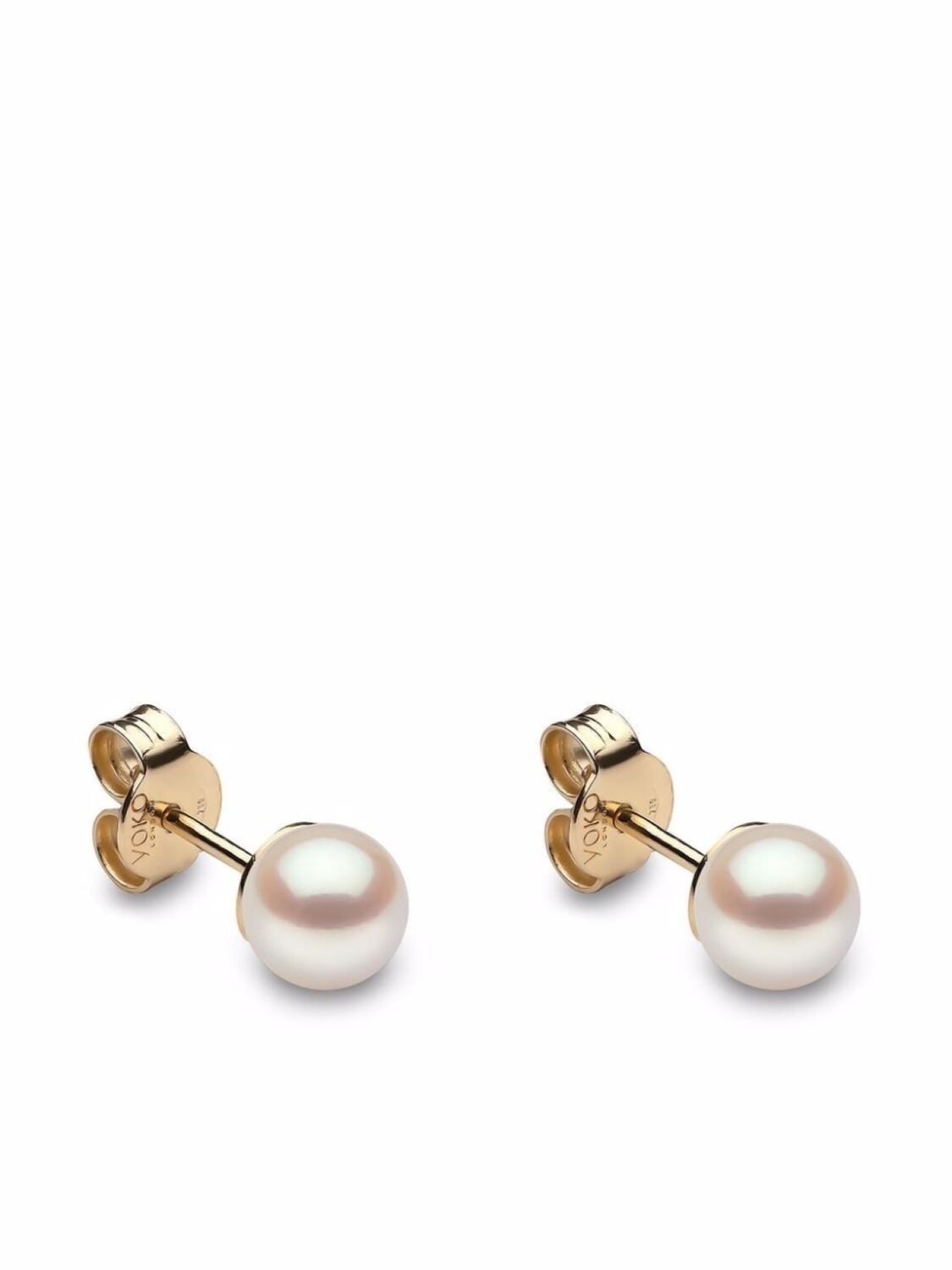 

Серьги-гвоздики Classic из желтого золота с жемчугом Yoko London, золотой