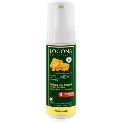 

Пена для объема с пивом и органическим медом, Logona Naturkosmetik