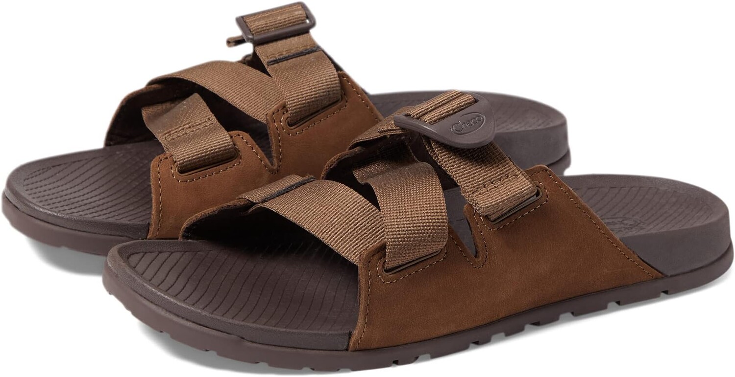 Шлепанцы Lowdown Leather Slide Chaco, цвет Otter