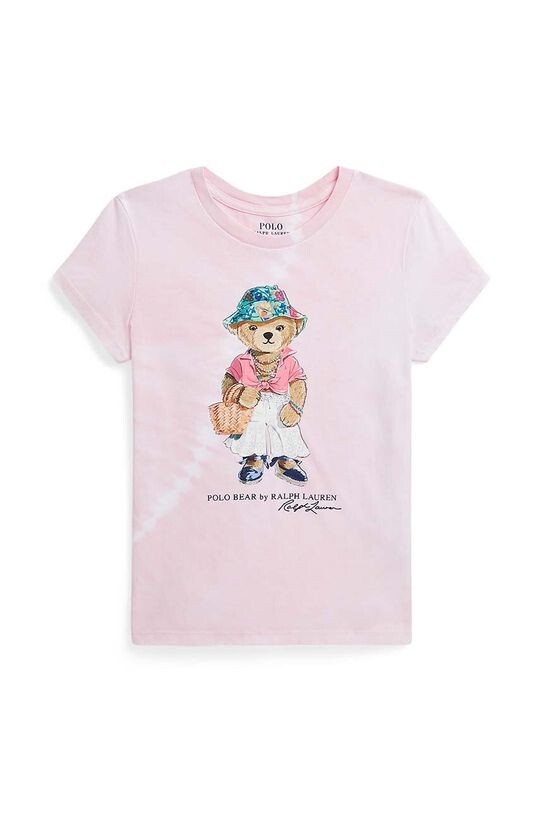 

Хлопковая футболка для детей Polo Ralph Lauren, розовый