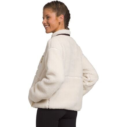 

Куртка с молнией во всю длину ворса Extreme - женская The North Face, цвет Gardenia White/Coal Brown
