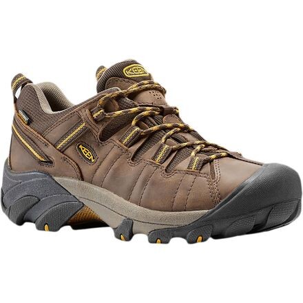 

Водонепроницаемые походные туфли Targhee ll мужские KEEN, цвет Cascade Brown/Golden Yellow