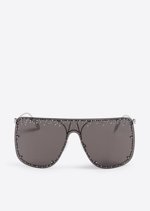 

Солнцезащитные очки Alexander Mcqueen Skull Mask, черный