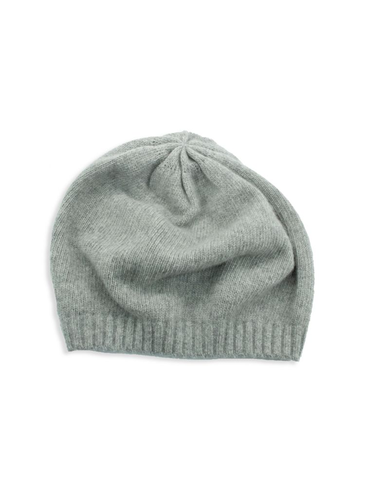 Кашемировая шапка Portolano, серый фактурная кашемировая шапка portolano цвет light heather grey