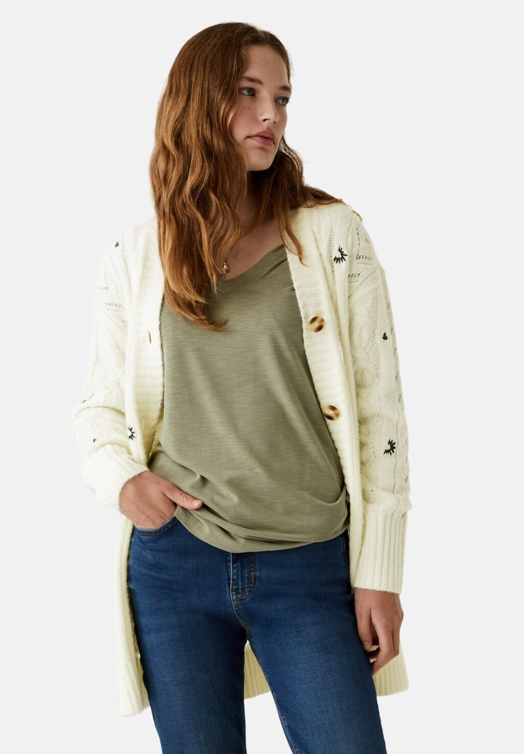 

Кардиган Marks & Spencer, молочный