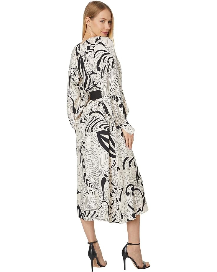 

Платье Ted Baker Emmieeh Drape Detail Midi Dress, белый