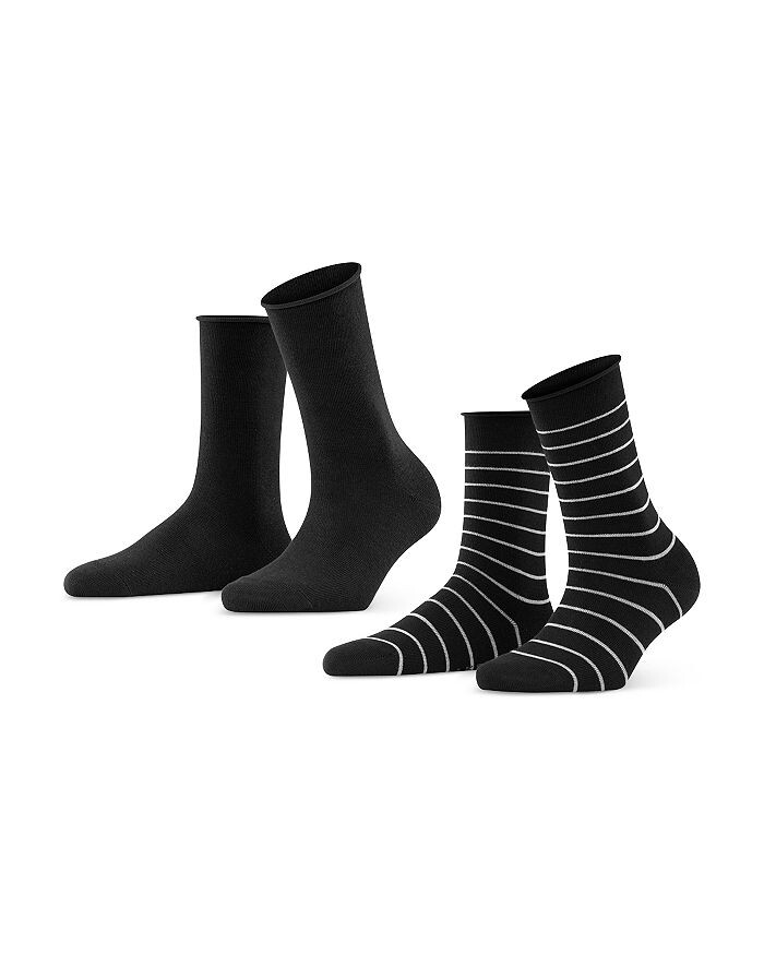 

Носки в полоску Falke, набор из 2 шт, черный