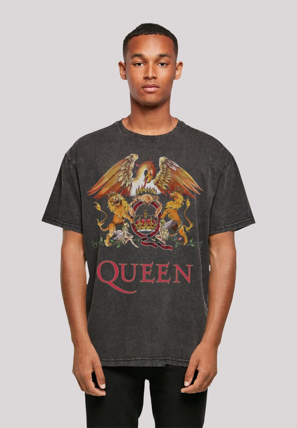 

Футболка с принтом QUEEN CLASSIC CREST F4NT4STIC, цвет schwarz