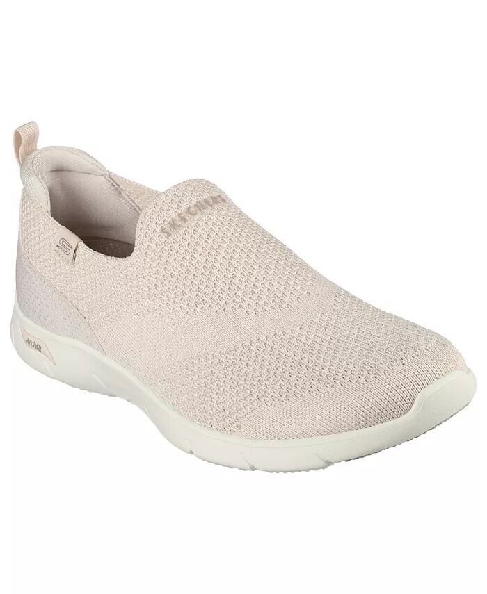 

Женские повседневные слипоны Arch Fit Refine-Iris от Finish Line Skechers, бежевый