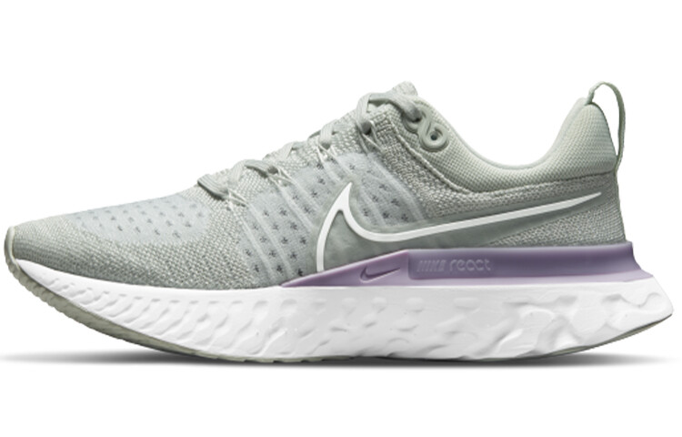 

Кроссовки Nike React Infinity Run FK 2 серебристый/фиолетовый/зеленый
