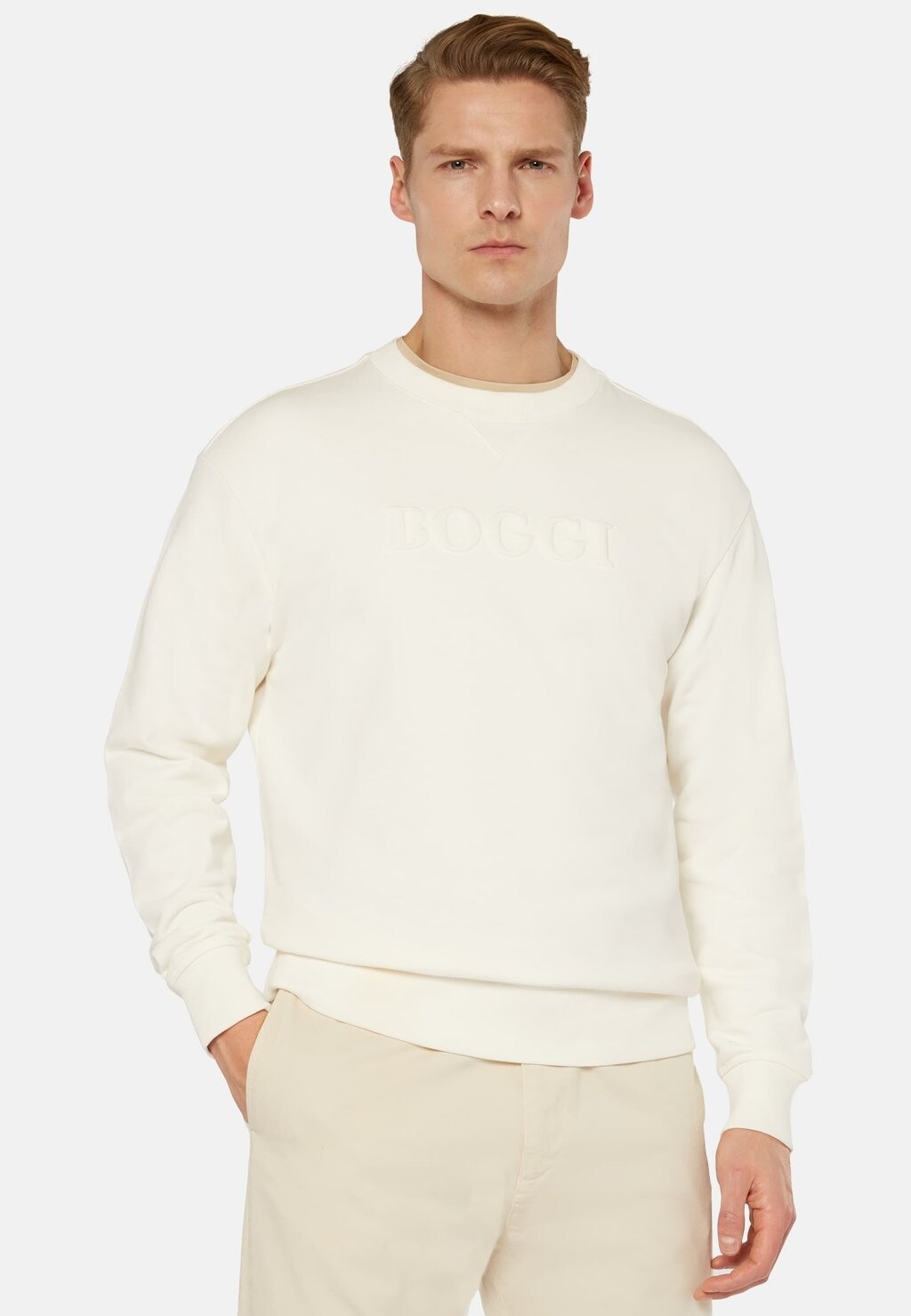 

Толстовка Crew Neck Boggi Milano, белый