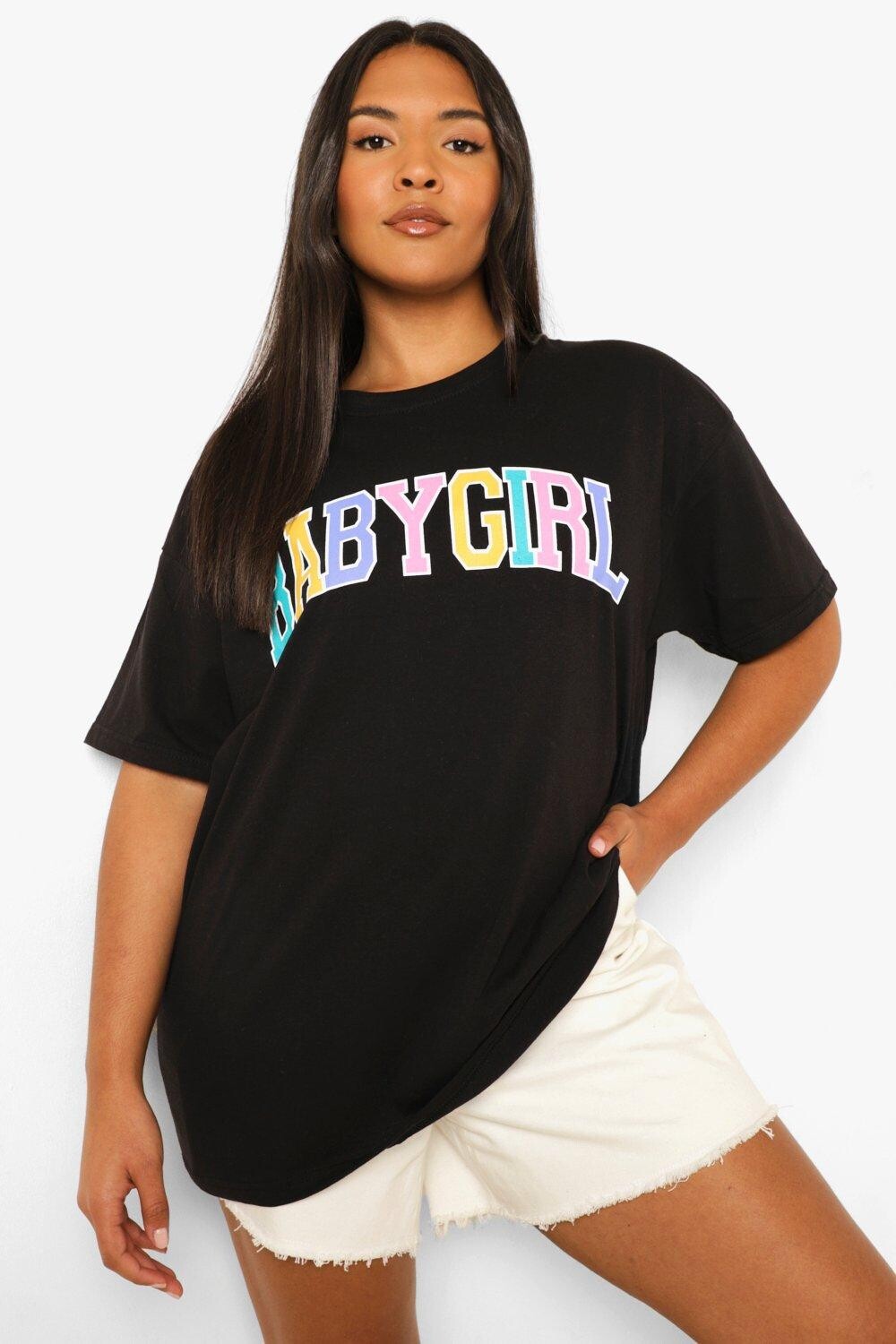

футболка для девочки Boohoo, черный