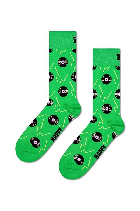 

Виниловые зеленые носки Happy Socks, зеленый