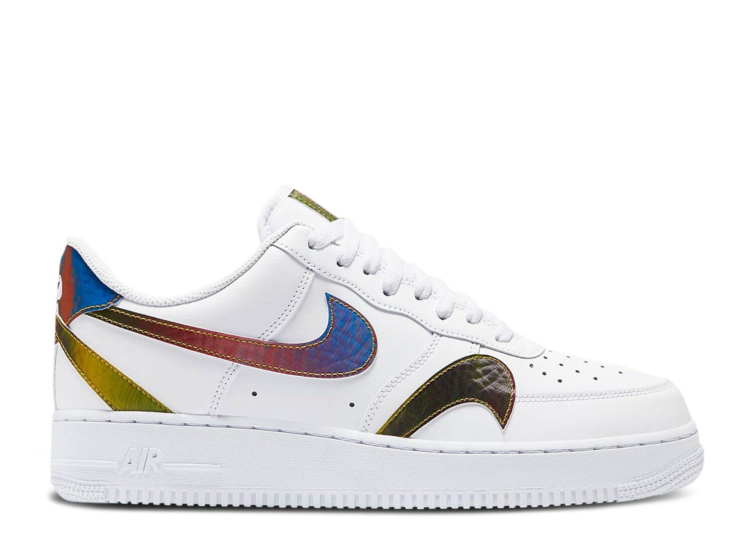 

Кроссовки Nike Air Force 1 Low 'Misplaced Swoosh - White', белый, Белый;серый