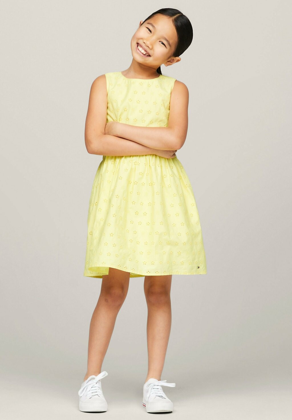 

Дневное платье BRODERIE ANGLAISE MONOGRAM Tommy Hilfiger, цвет yellow tulip
