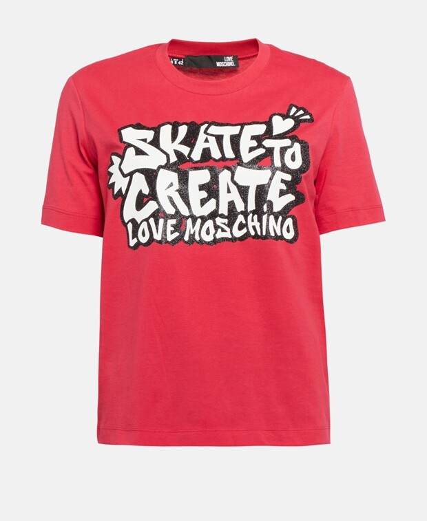 

Футболка Love Moschino, красный