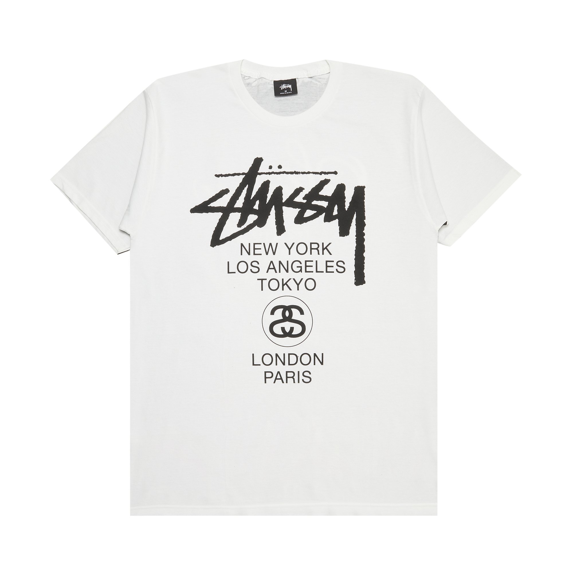 

Футболка Stussy Diameter World Tour, цвет: белый/черный