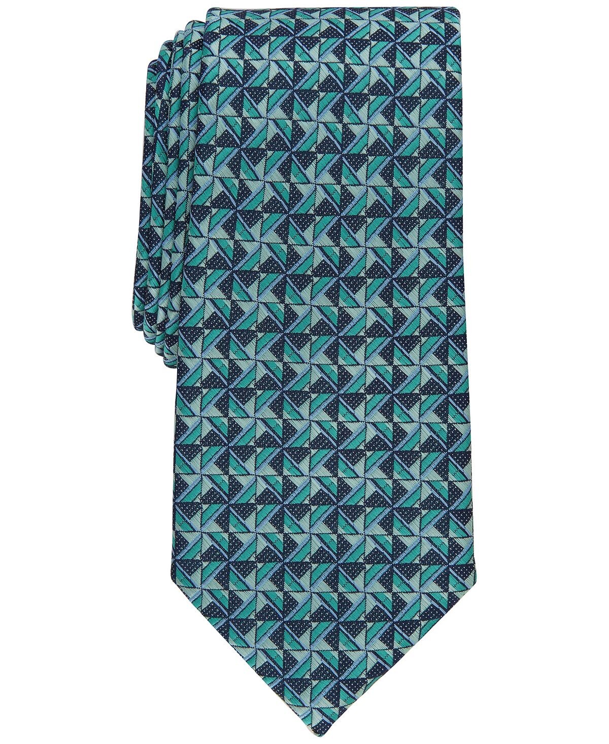 

Мужской классический галстук с геометрическим рисунком Levant Perry Ellis