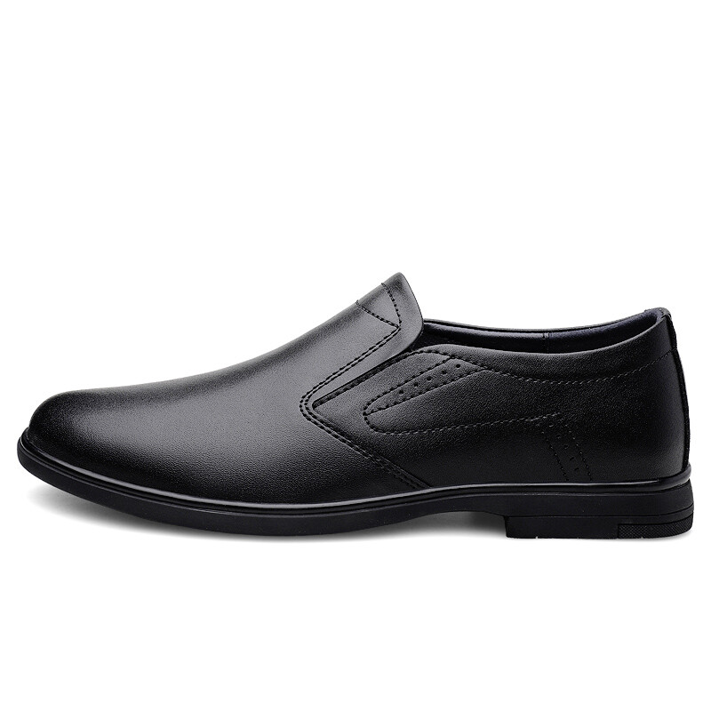 

Туфли мужские низкие King Jinmai, цвет Black glossy 23011HS