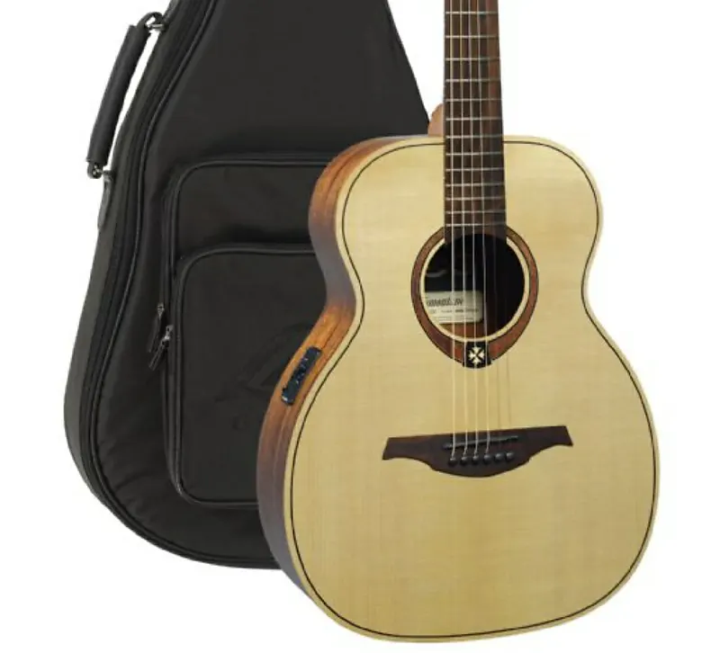 цена Акустическая гитара Lag TRAVEL-SPE Tramontane Acoustic Electric Guitar. Natural Spruce