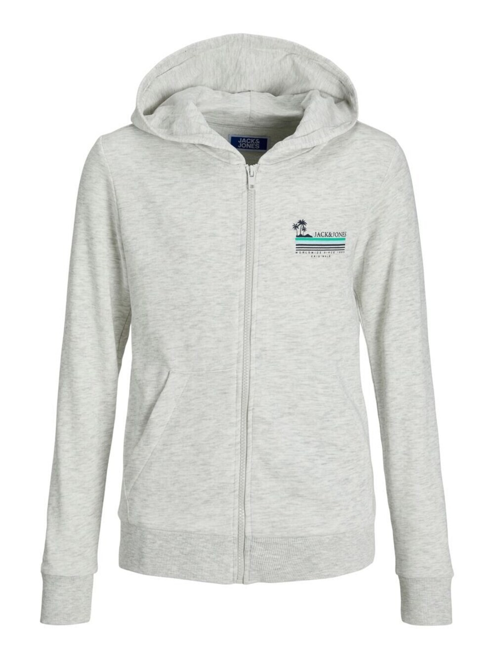 

Толстовка на молнии Jack & Jones Junior, серый