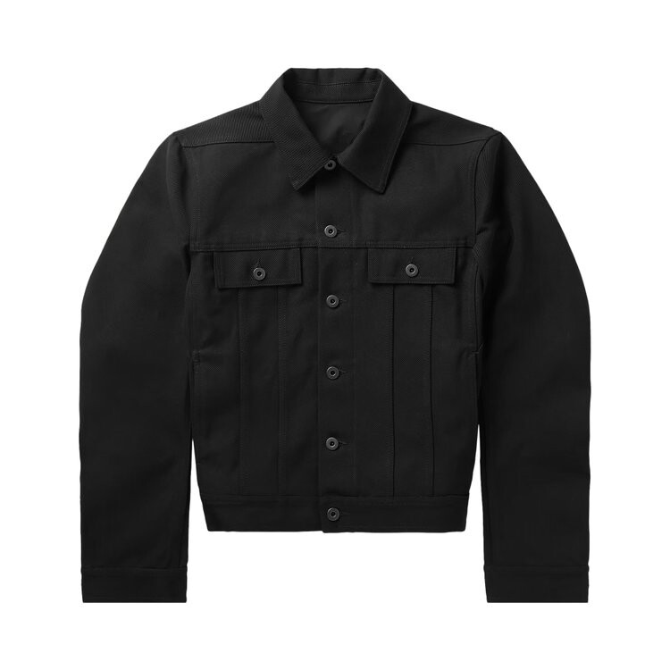 

Куртка Rick Owens Trucker Jacket, черный