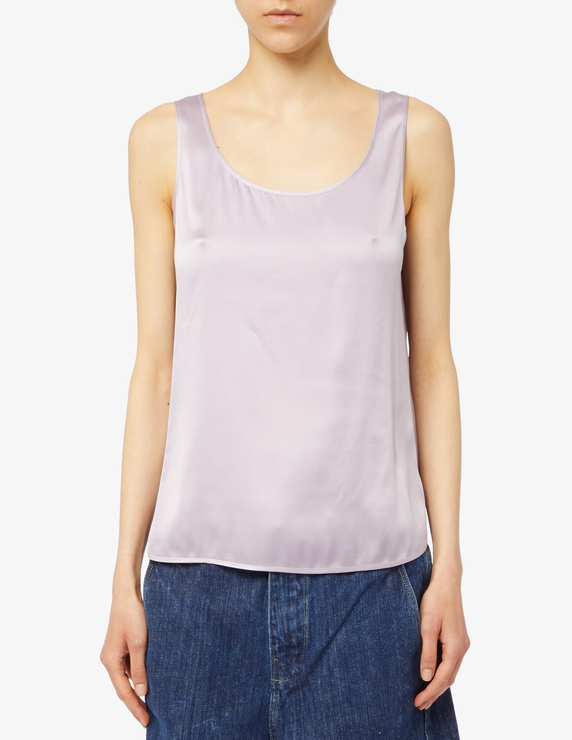 

Шелковый топ Pan Max Mara Leisure, сиреневый