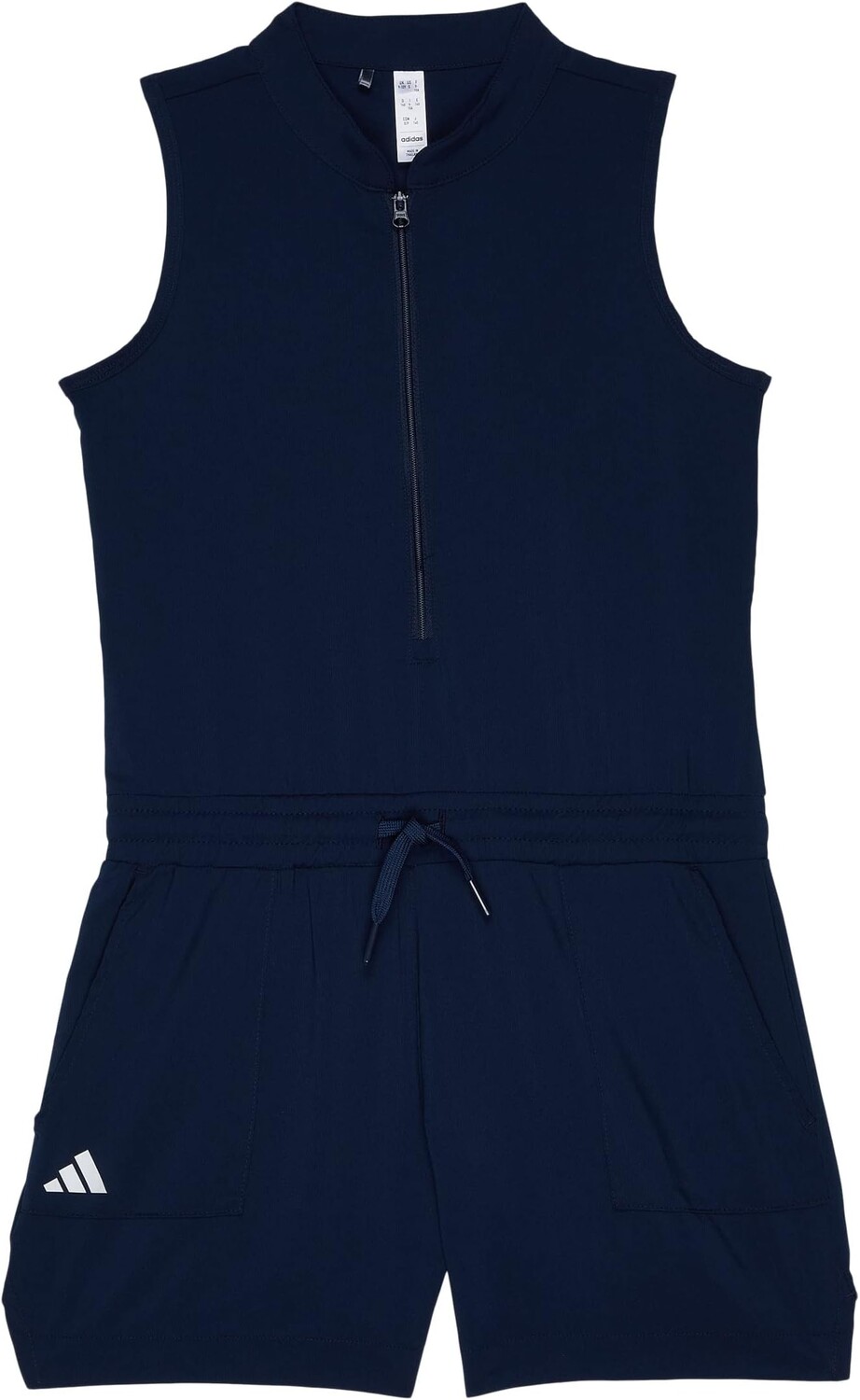 

Комбинезон Adidas 1/2 Zip Short Sleeve Romper, цвет Collegiate Navy