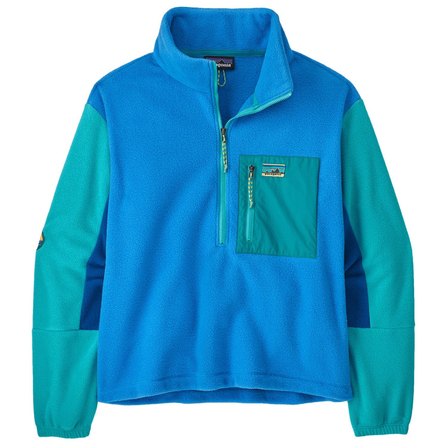 

Флисовый свитер Patagonia Women's Microdini 1/2 Zip P/O, цвет Vessel Blue