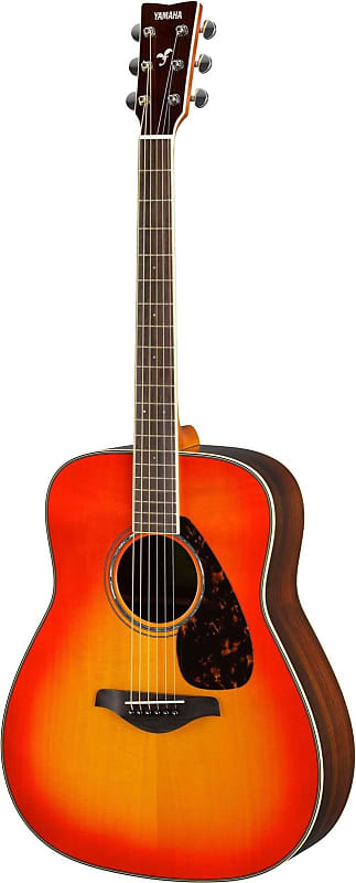 Акустическая гитара Yamaha FG830 Solid Sitka Spruce Top Folk Acoustic Guitar, Autumn Burst