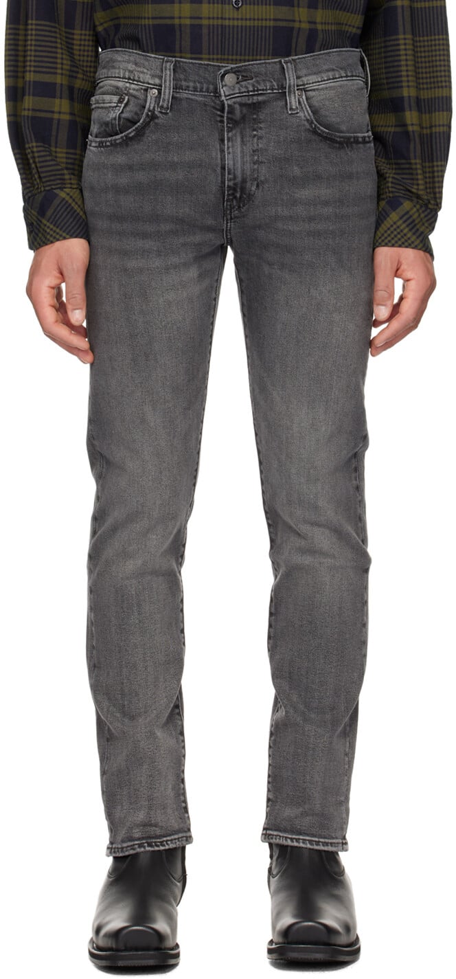 

Серые зауженные джинсы 502 Levi'S