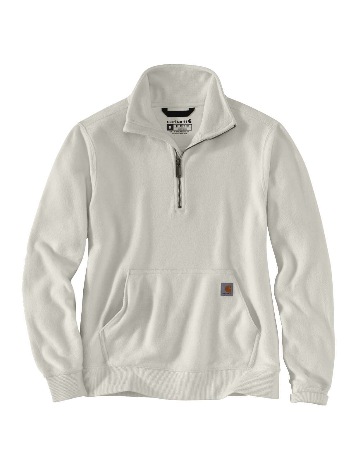 Пуловер CARHARTT Sweatshirt Half Zip, белый