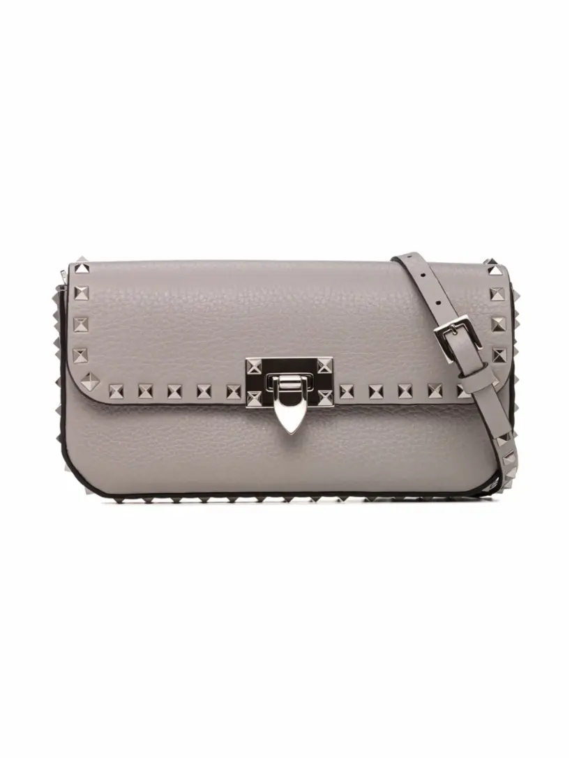 

Сумка через плечо Rockstud Valentino Garavani, серый