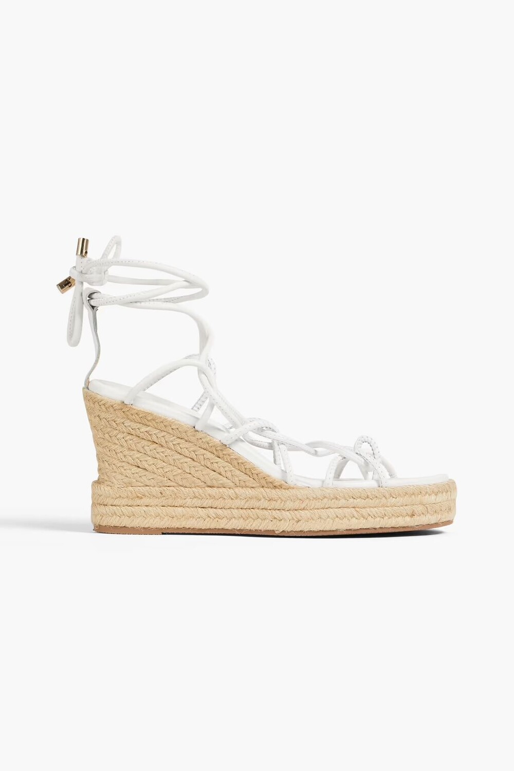 

Кожаные эспадрильи Mel на танкетке со шнуровкой Paula Torres, цвет Off-white
