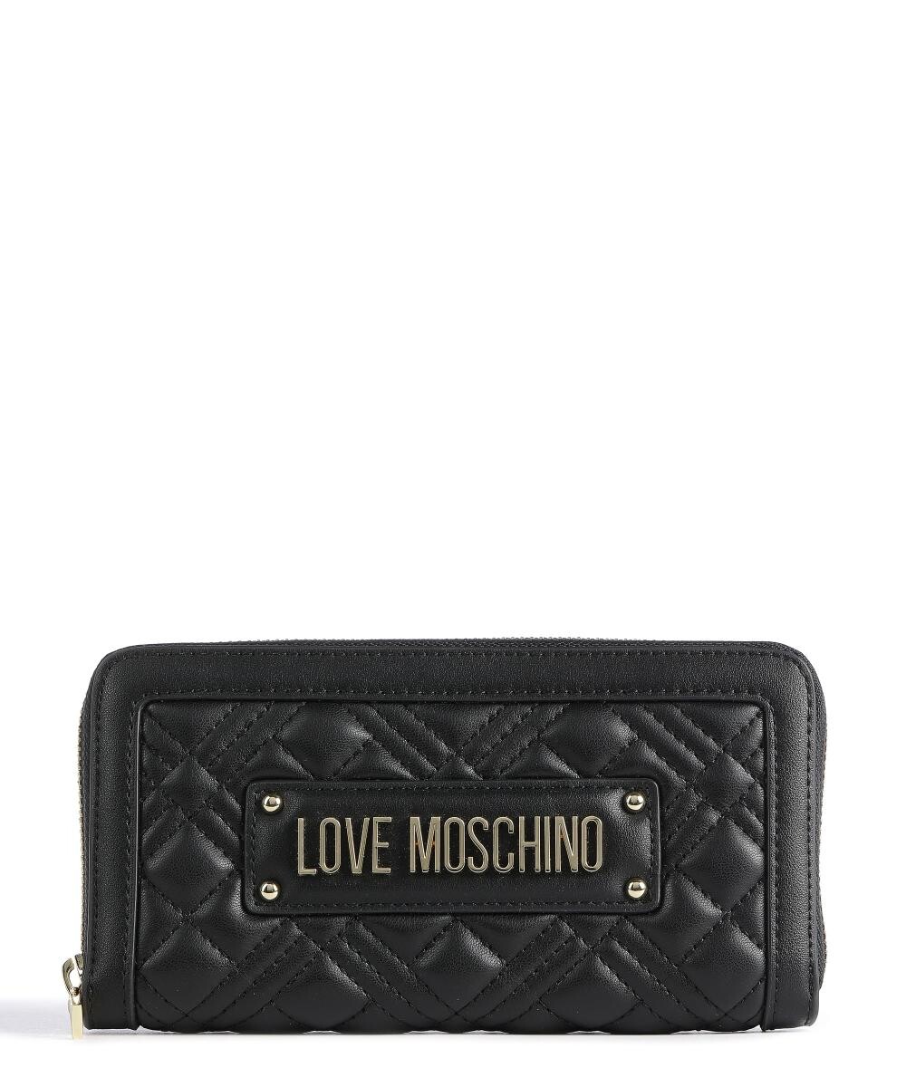 

Стеганый кошелек из искусственной кожи Love Moschino, черный