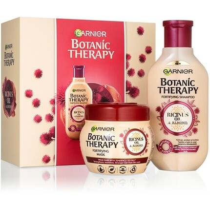 

Подарочный набор Botanic Therapy с маслом рицинуса и миндалем для укрепления слабых и ломких волос Garnier