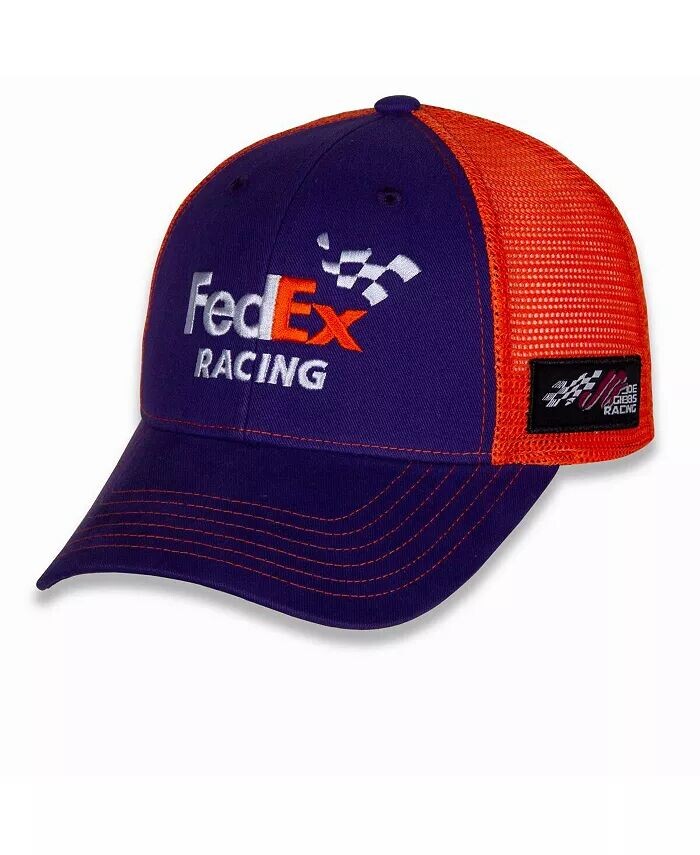 

Мужская регулируемая шляпа фиолетово-оранжевого цвета Denny Hamlin Team Sponsor Joe Gibbs Racing Team Collection, фиолетовый
