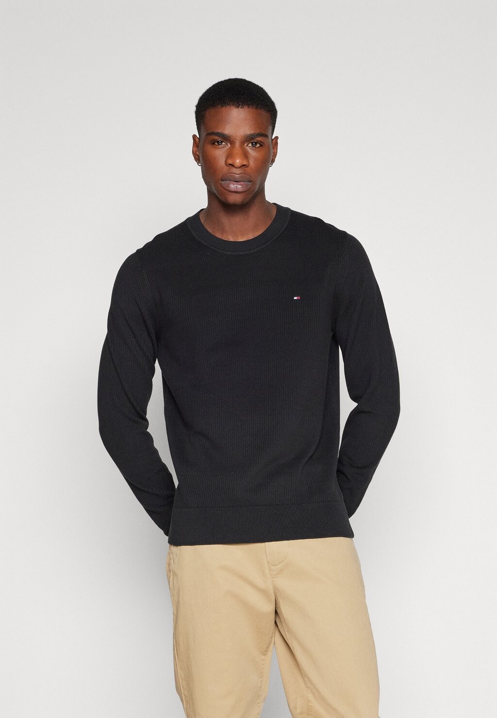 

Свитер Chain ​​Ridge C Neck Tommy Hilfiger, черный