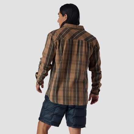 

Фланелевая рубашка на пуговицах – мужская Backcountry, цвет Fossil Plaid