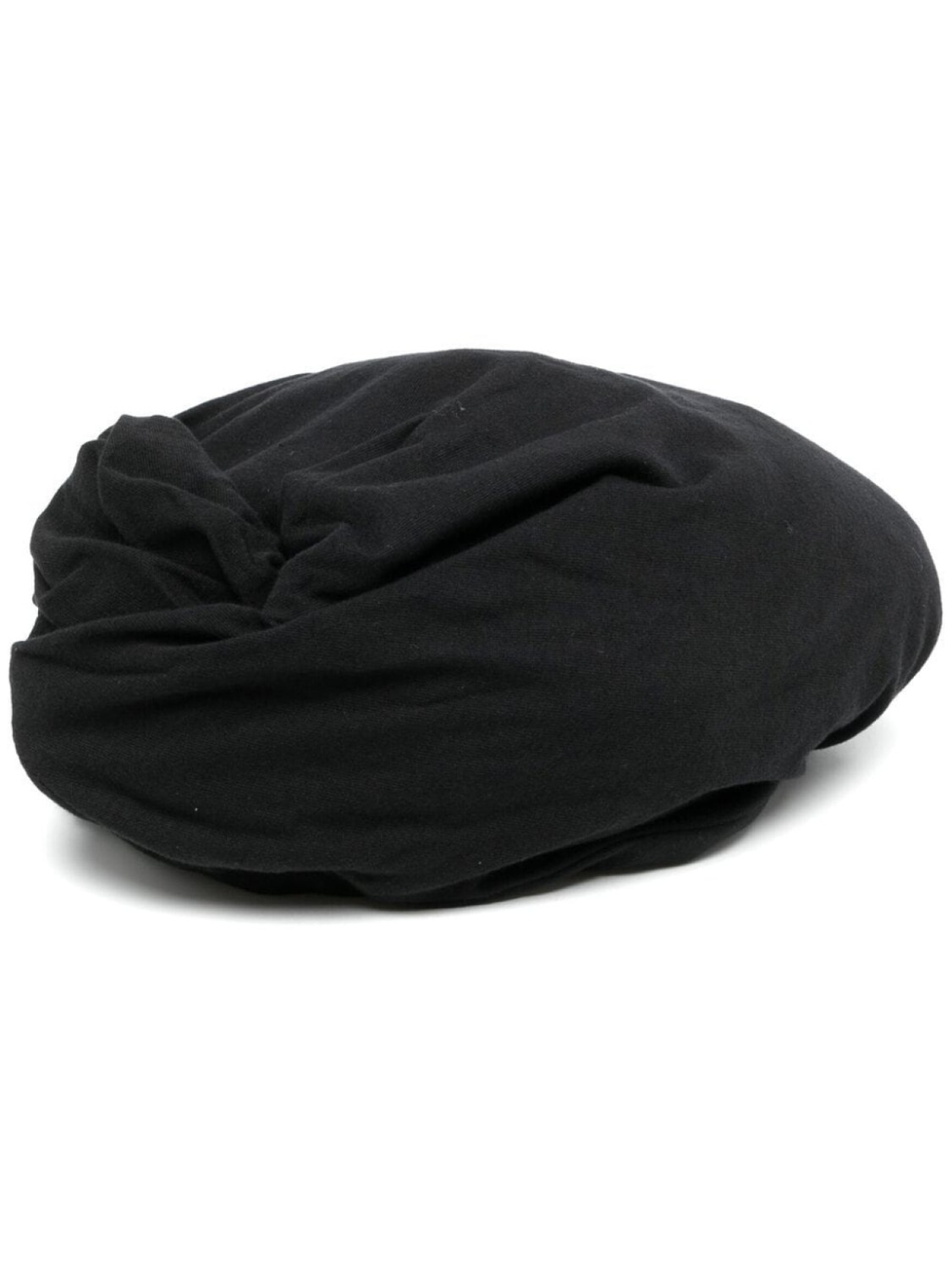 

Yohji Yamamoto берет со сборками, черный
