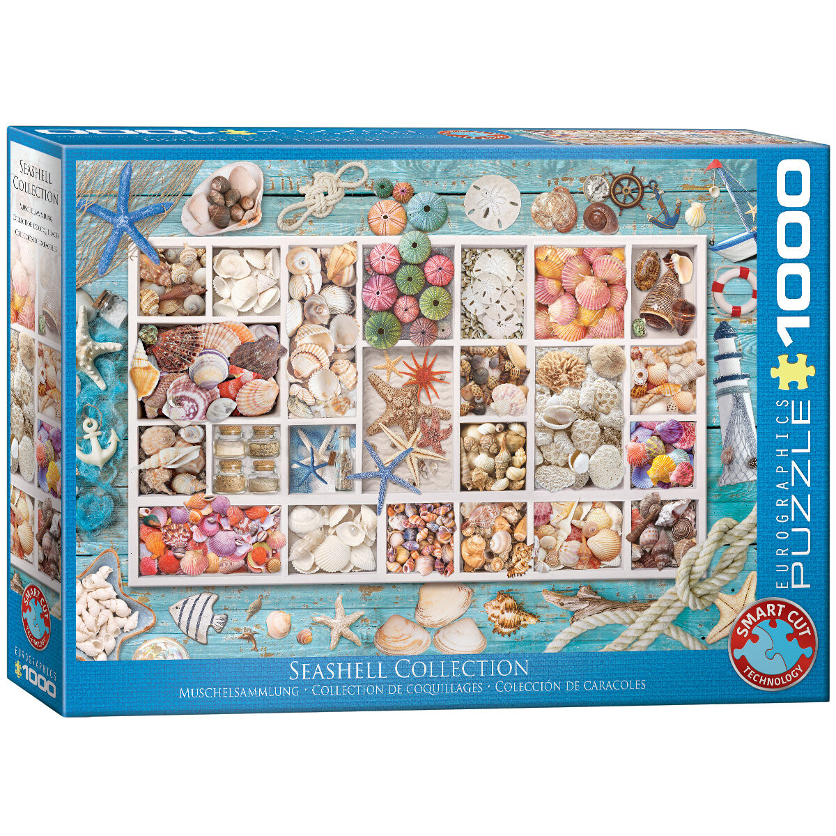 

Еврографика, пазл, Коллекция Seashell, 1000 шт. EuroGraphics