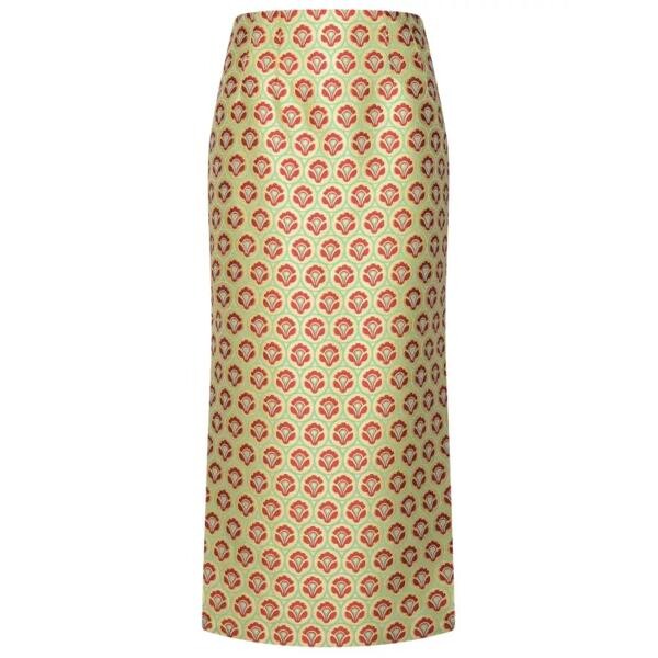 

Юбка silk blend skirt Etro, мультиколор