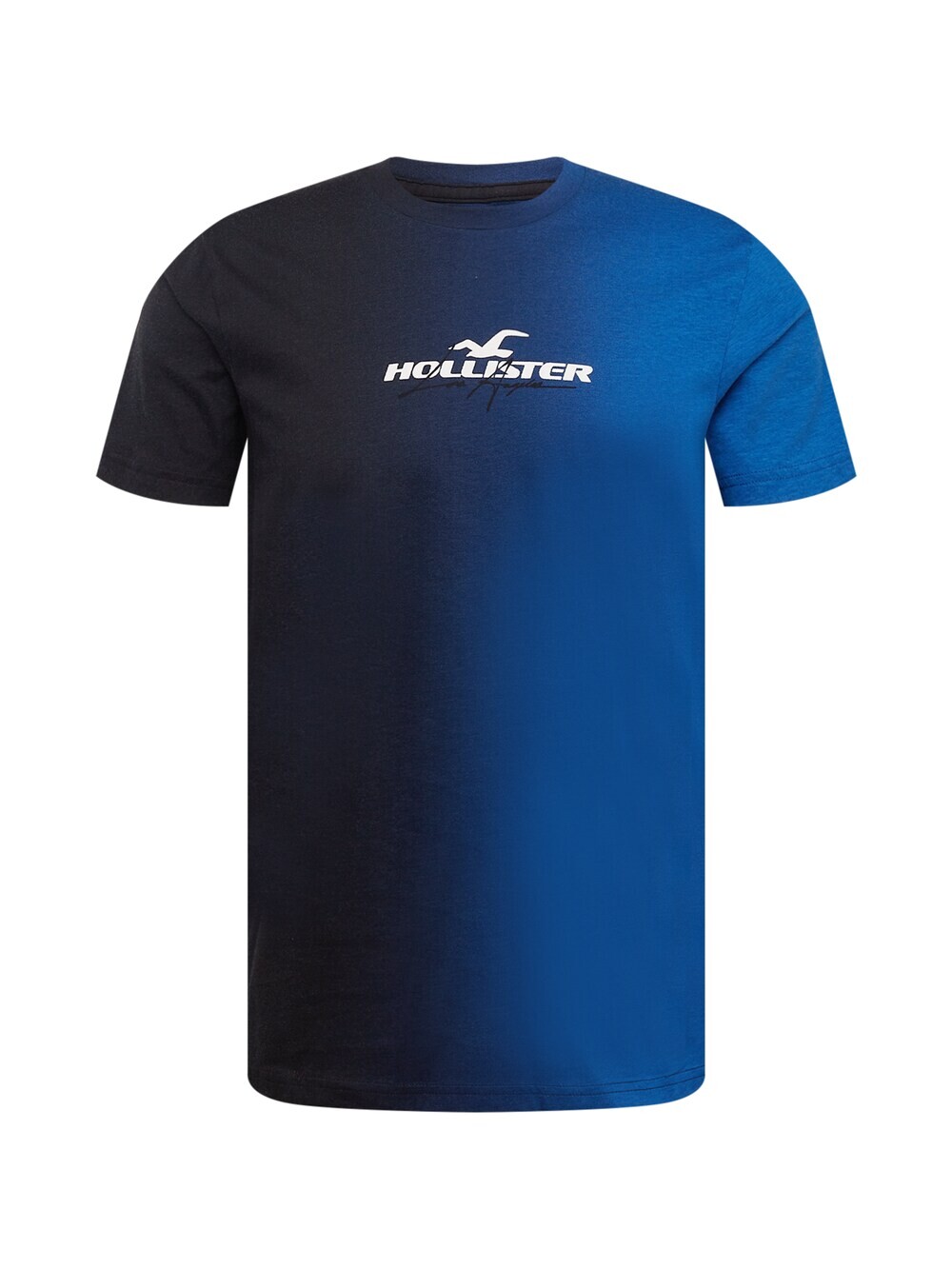 

Футболка Hollister, синий/ночь-синий