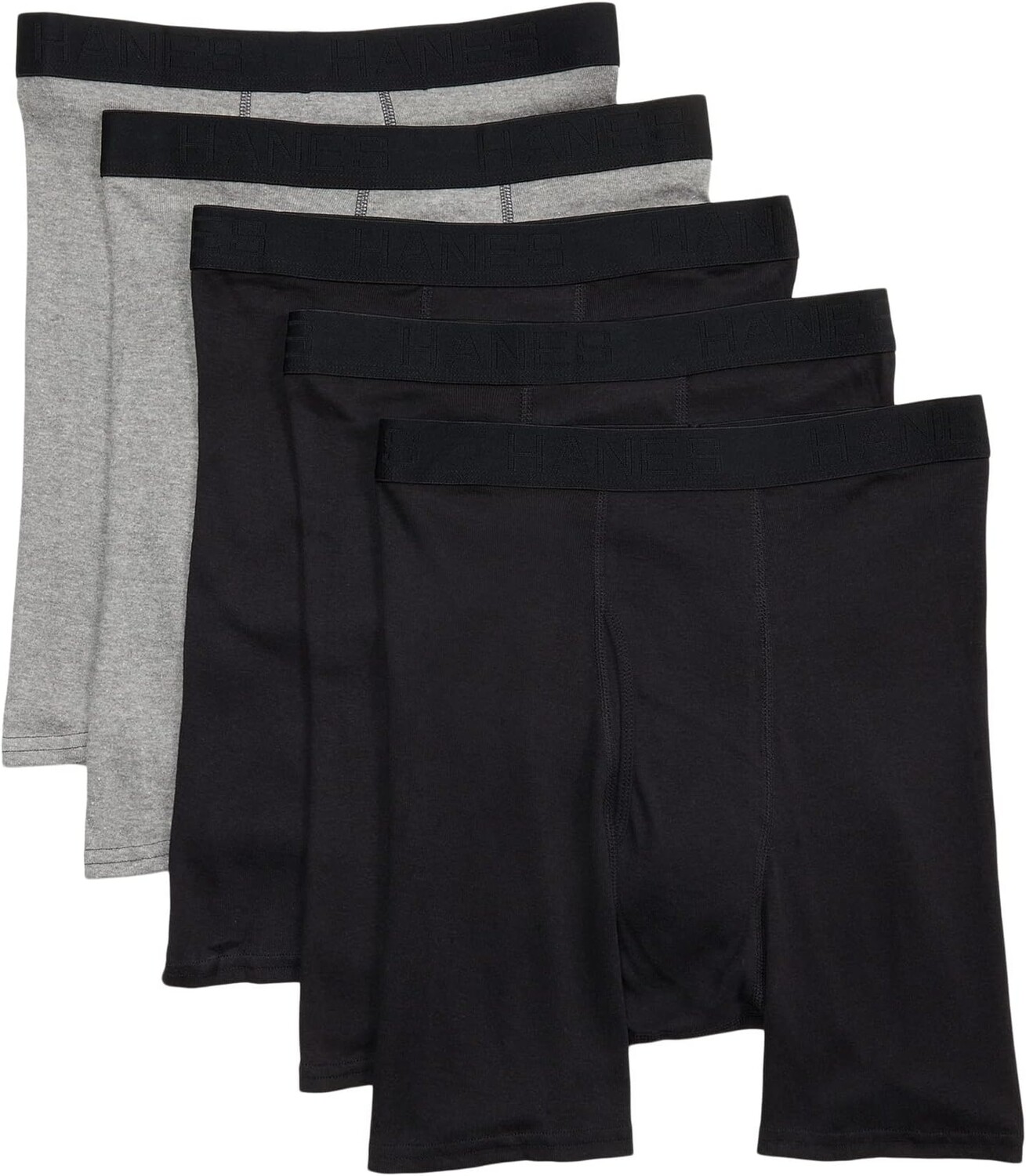 

Трусы-боксеры Ultimate Freshiq Comfortsoft, 5 шт. Hanes, цвет Black/Stealth Pe Heather