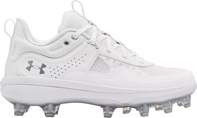 

Женские софтбольные бутсы из ТПУ Glyde MT Under Armour, белый/серебристый