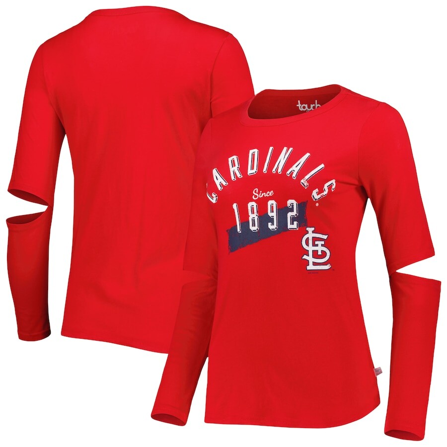 

Футболка с длинным рукавом Touch St Louis Cardinals, красный