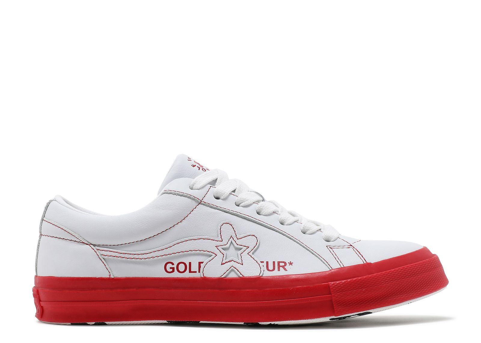 Кроссовки Converse Golf Le Fleur X One Star Ox 'Racing Red', красный golf wang funny soft silicone light pink air pods cover for airpod 2 cases earphone accessories airpods case tyler the creator