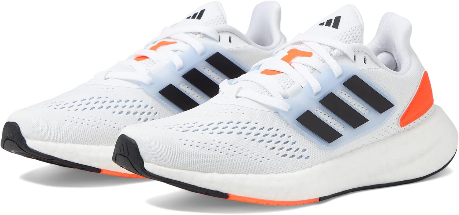 

Кроссовки Pureboost 22 adidas, цвет White/Black/Blue Dawn