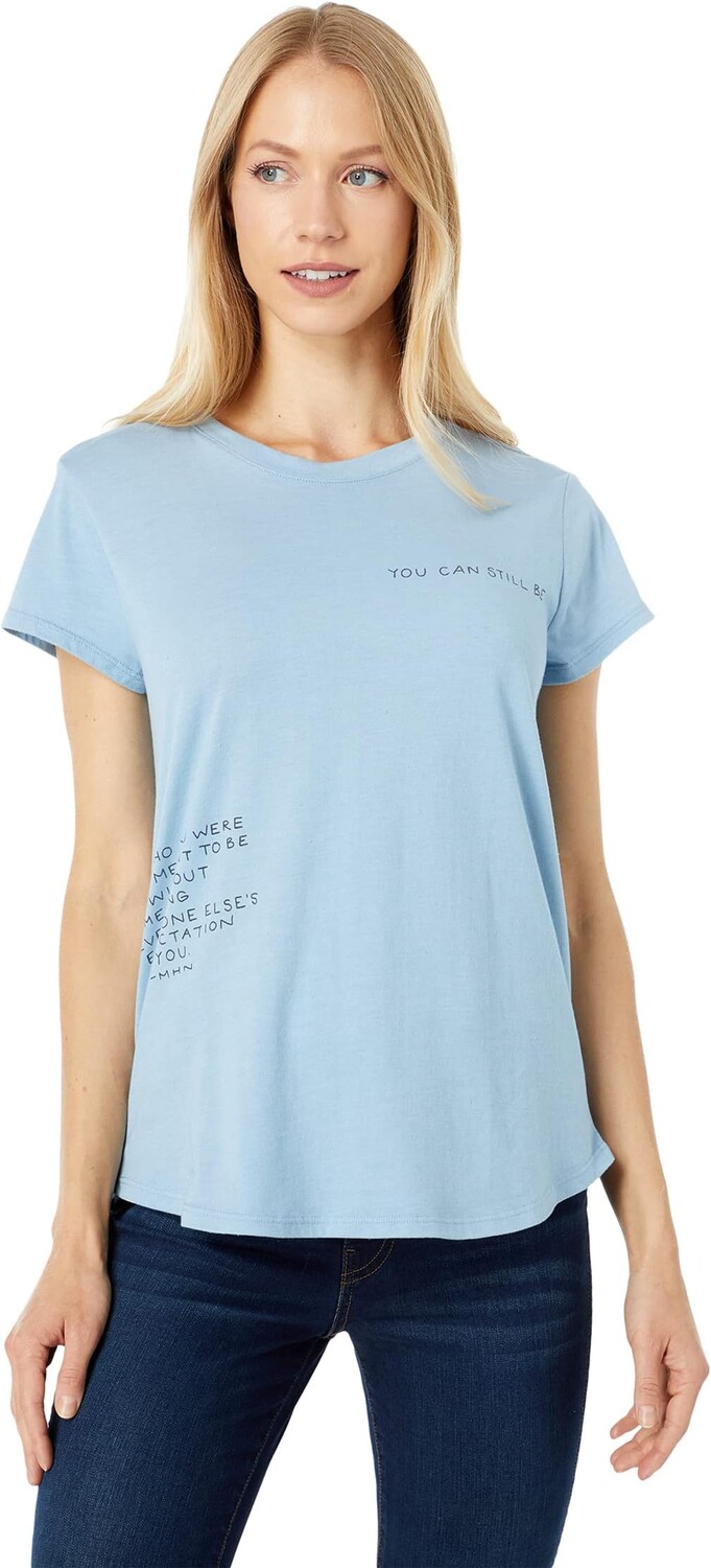 

Футболка Splendid Morgan Harper Nichols Wild and Free Tee, цвет Dream Blue